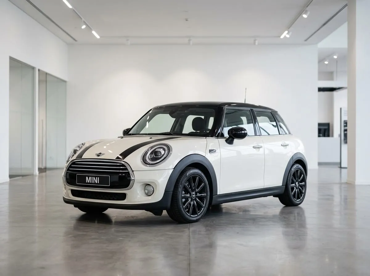 Beyaz bir Mini